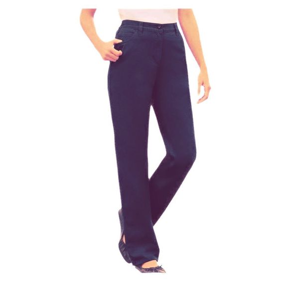 NWT Woman Within size 38 tall natural fit 100% cotton chinos - Picture 1 of 6